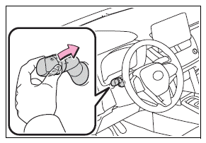 Operating the lights and wipers