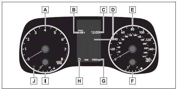 Vehicle status information and indicators